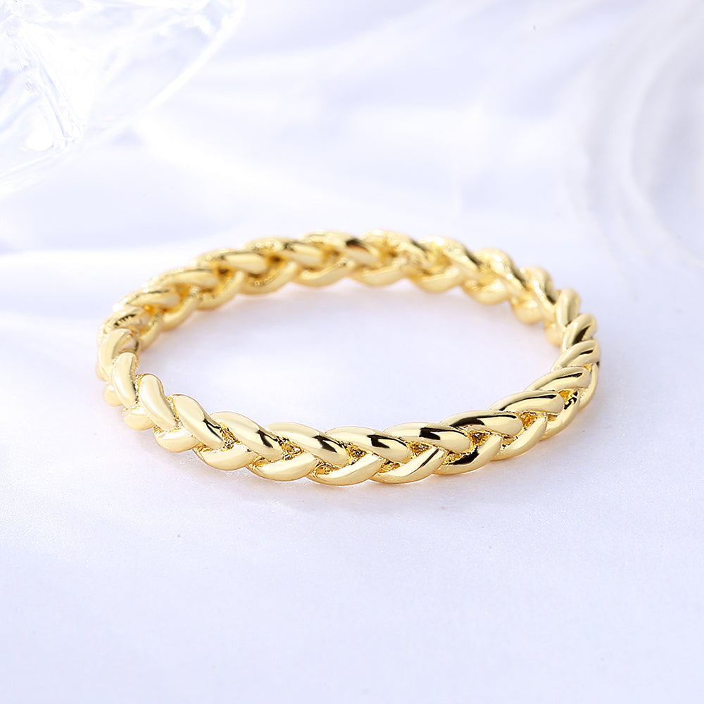 Sterling Silver Braided Band Ring