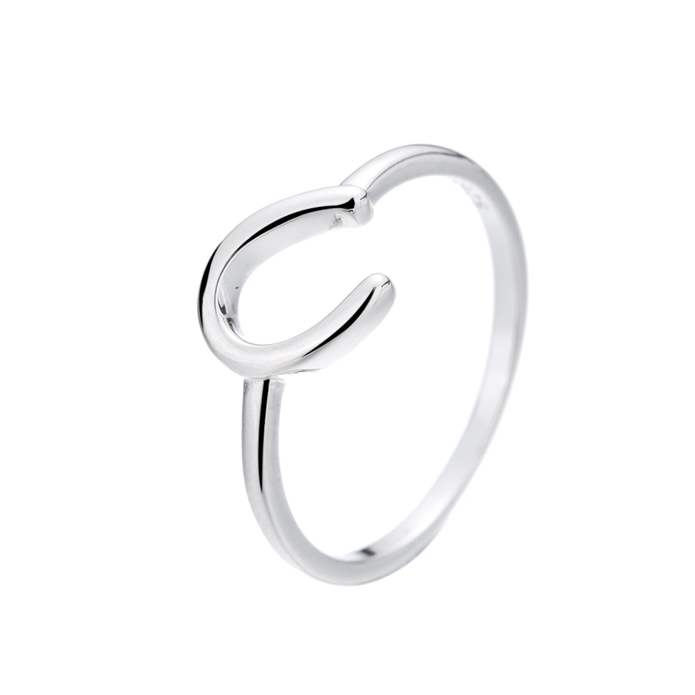 Sterling Silver Horseshoe Ring