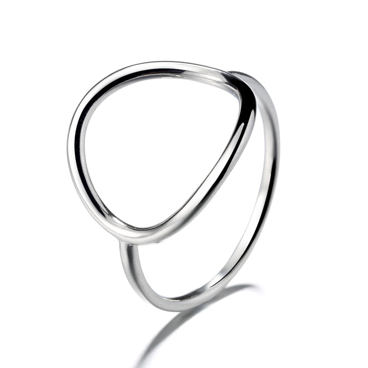 Sterling Silver Open Circle Ring