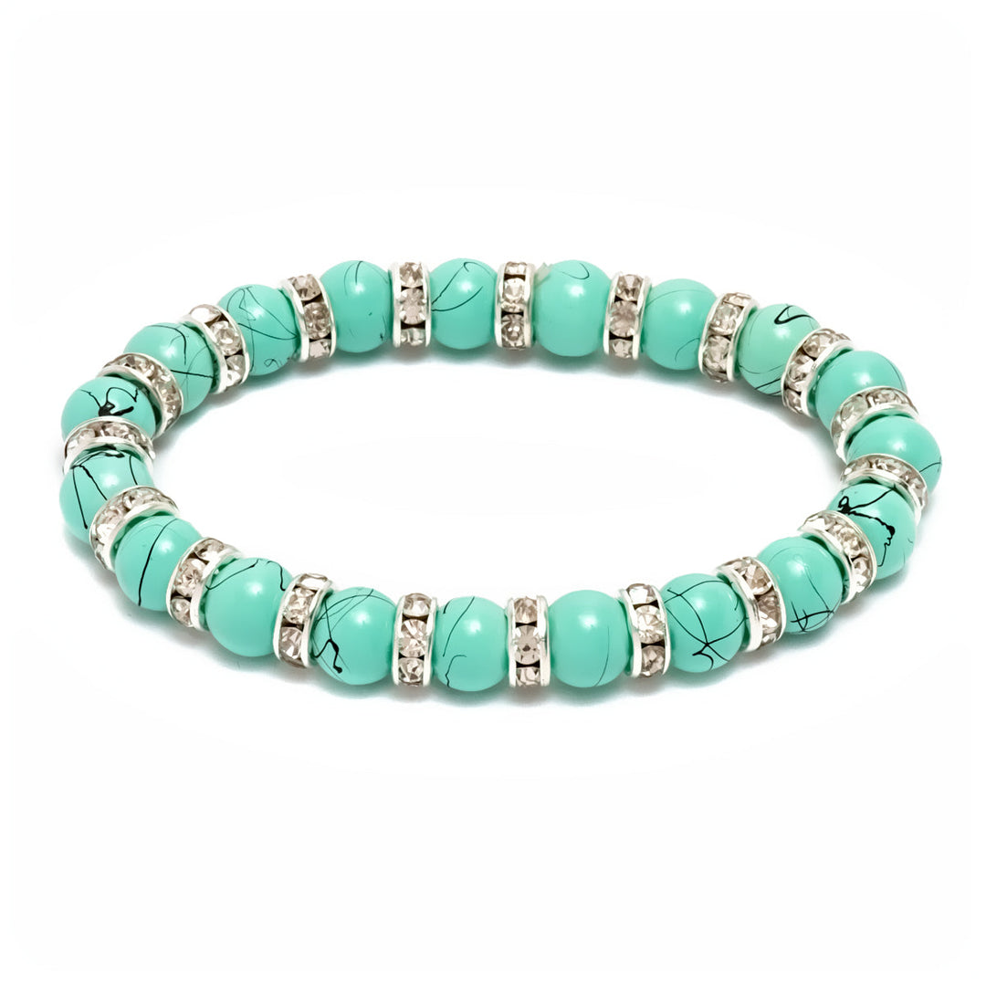 Genuine Turquoise Ball Bead bracelet