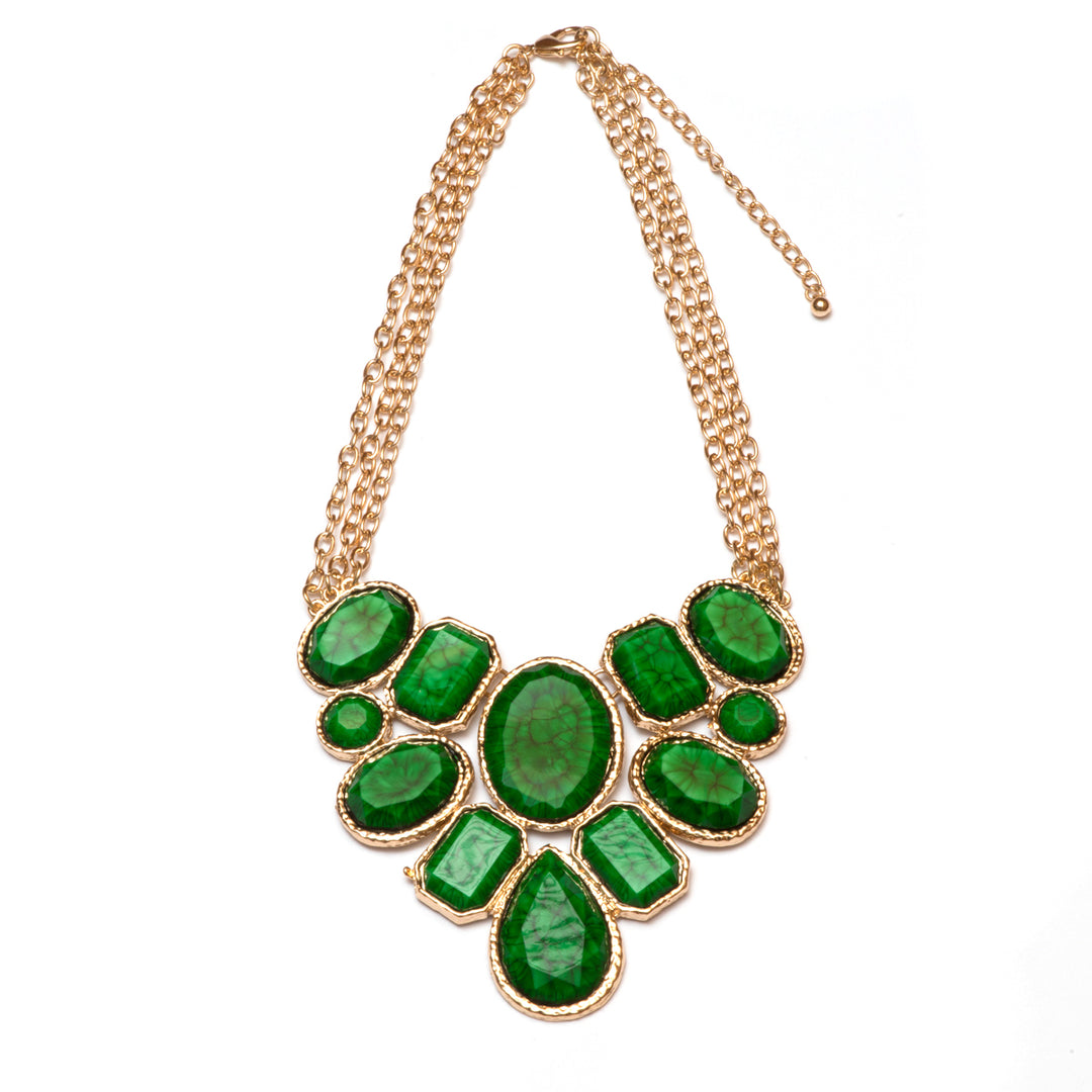 Genuine Jade Statement Necklace