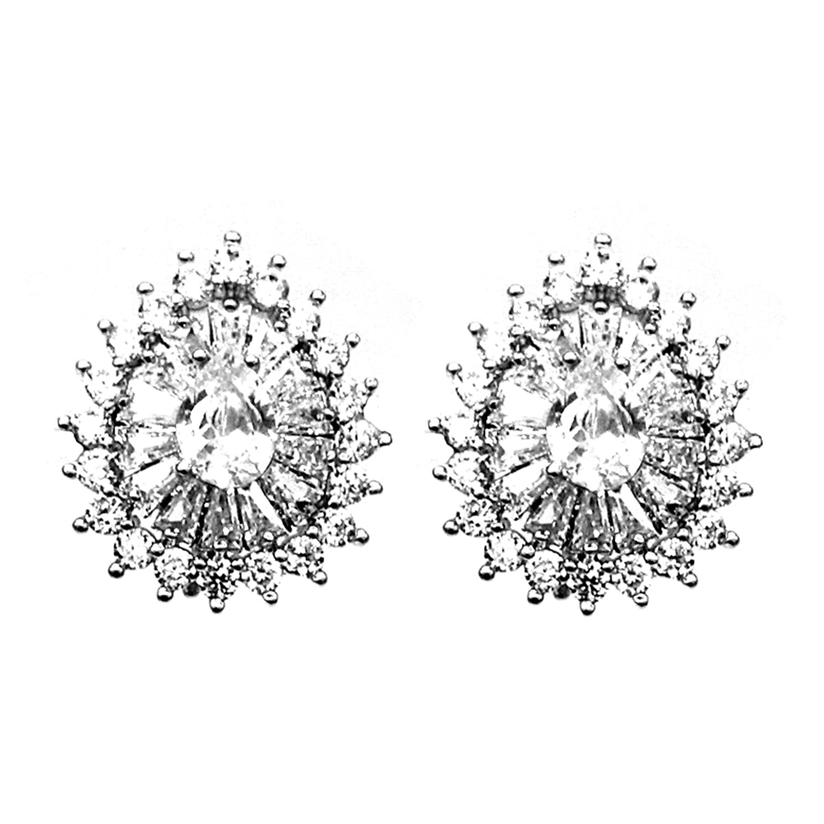 MultiCut Tear Drop Earring with Genuine Crystals Amy and