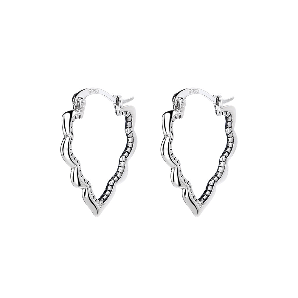 Sterling Silver Casablanca Hoops