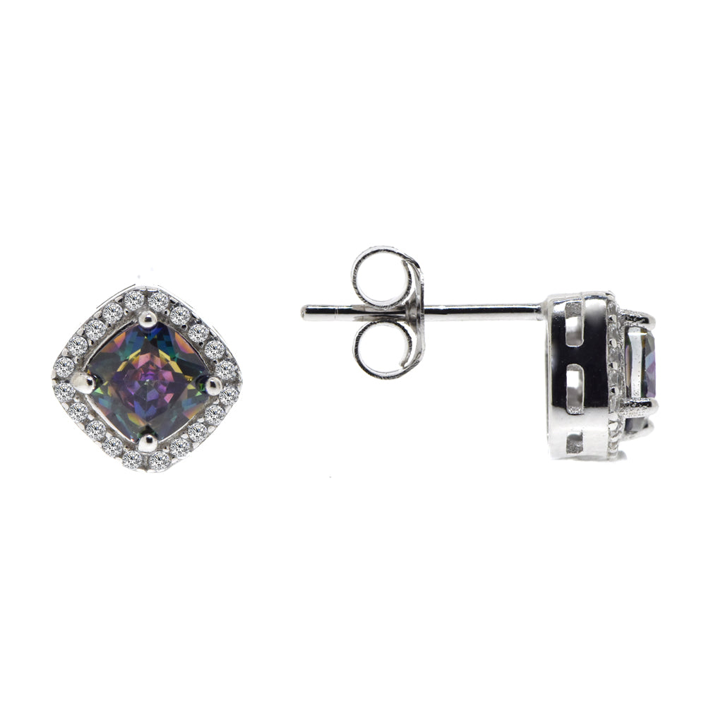 Sterling Silver Mystical Topaz Earrings