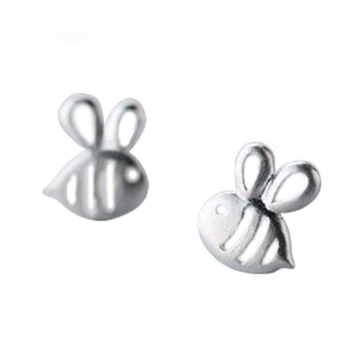 Sterling Silver Bee Stud Earring
