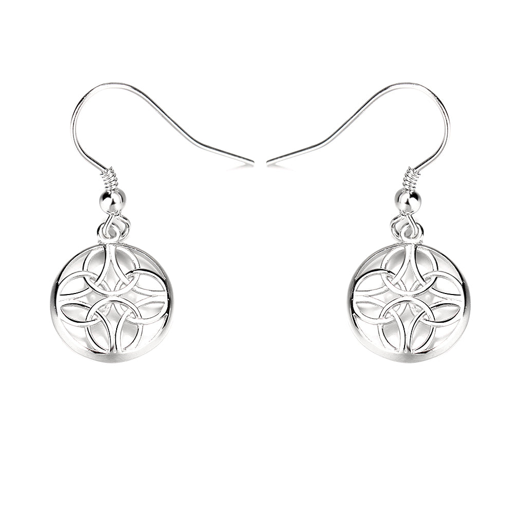 Sterling Silver Celtic Hook Earrings