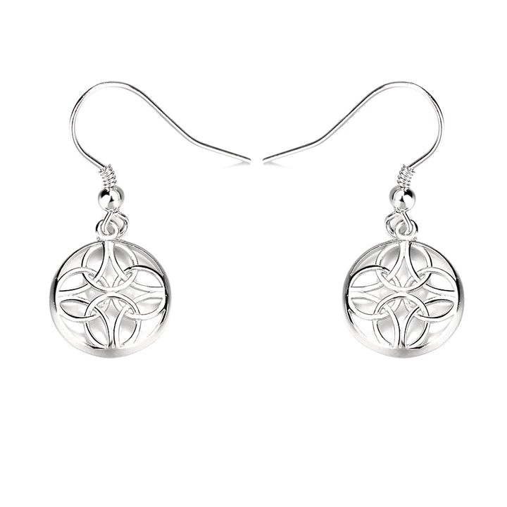 Sterling Silver Celtic Hook Earrings