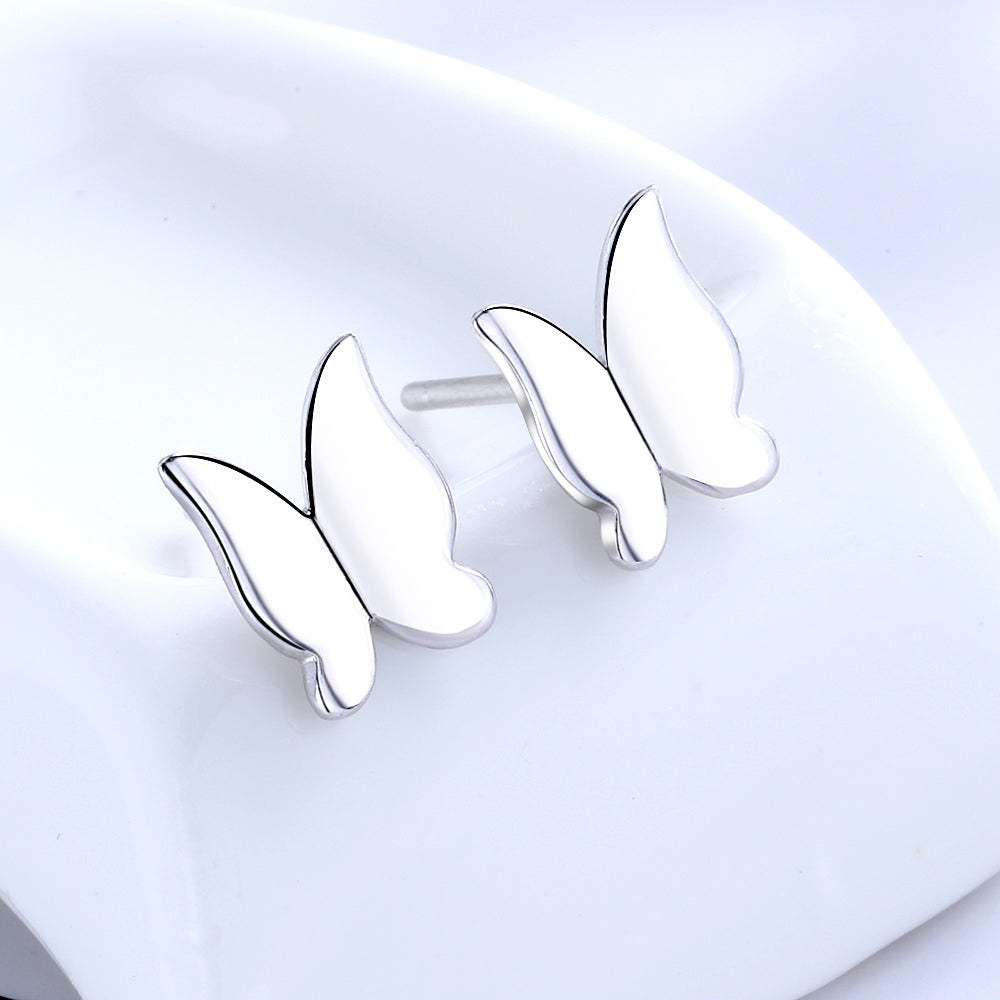 Sterling Silver Butterfly Earrings