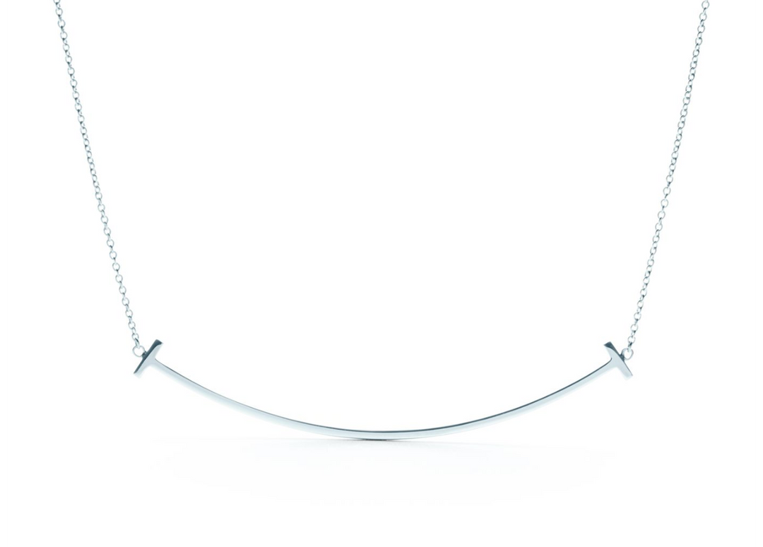 Sterling Silver Smile 20" Pendant Necklace