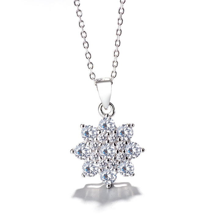 Sterling Silver Sun Pendant Necklace