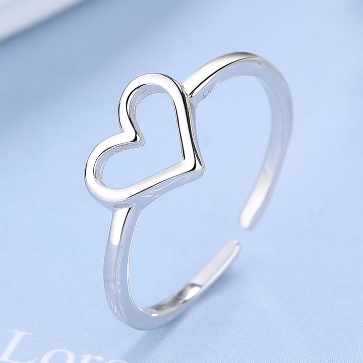 Sterling Silver Heart Toe Ring