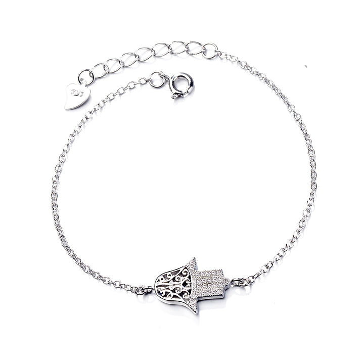 Amy and Annette 18K Gold Hamsa Bracelet