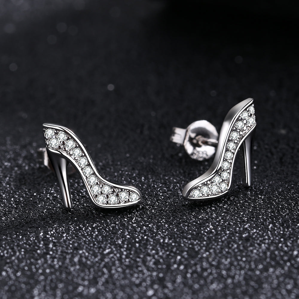 Sterling Silver Minimalist Stiletto Stud Earrings