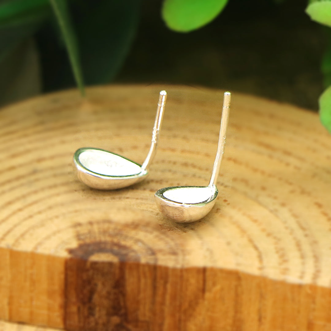 Sterling Silver Tear Drop Stud Earring