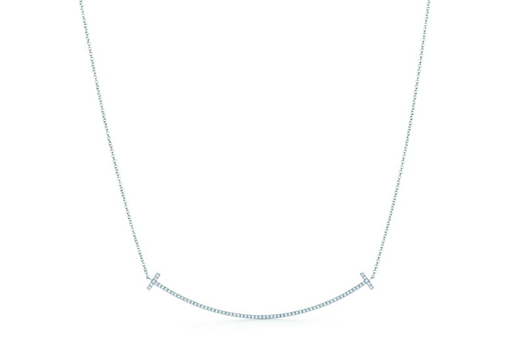 Sterling Silver Smile 20" Pendant Necklace