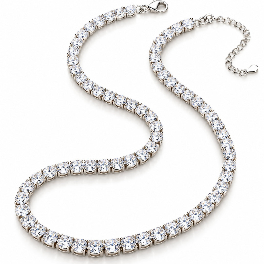 14K Gold Plated Tennis Necklace