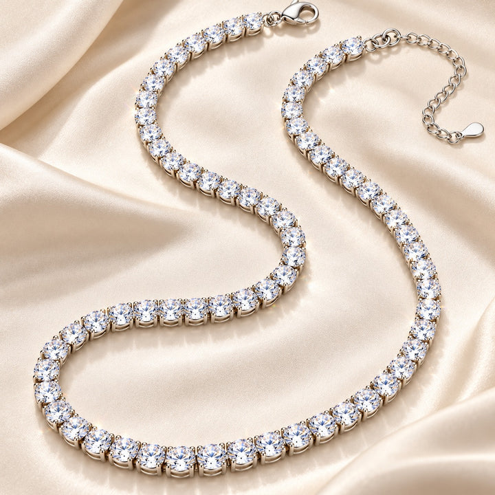 14K Gold Plated Tennis Necklace