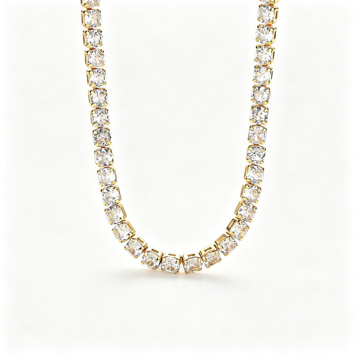 14K Gold Plated Tennis Necklace