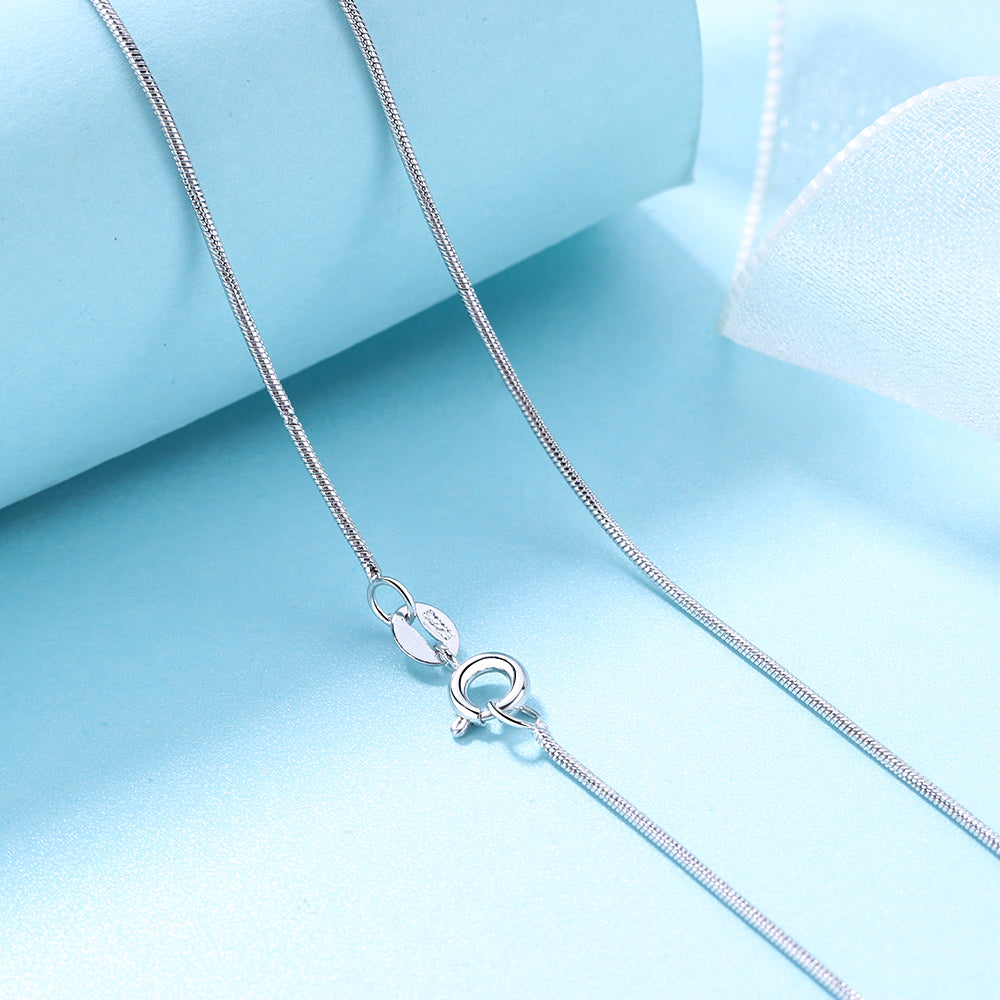 14 K White Gold 18" and 24" Snake Chain