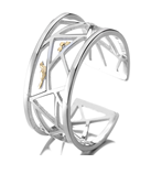 14K Two-Tone Bird Winding Branch Ring