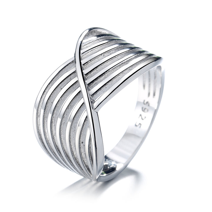 925 Sterling Silver Swirl Ring