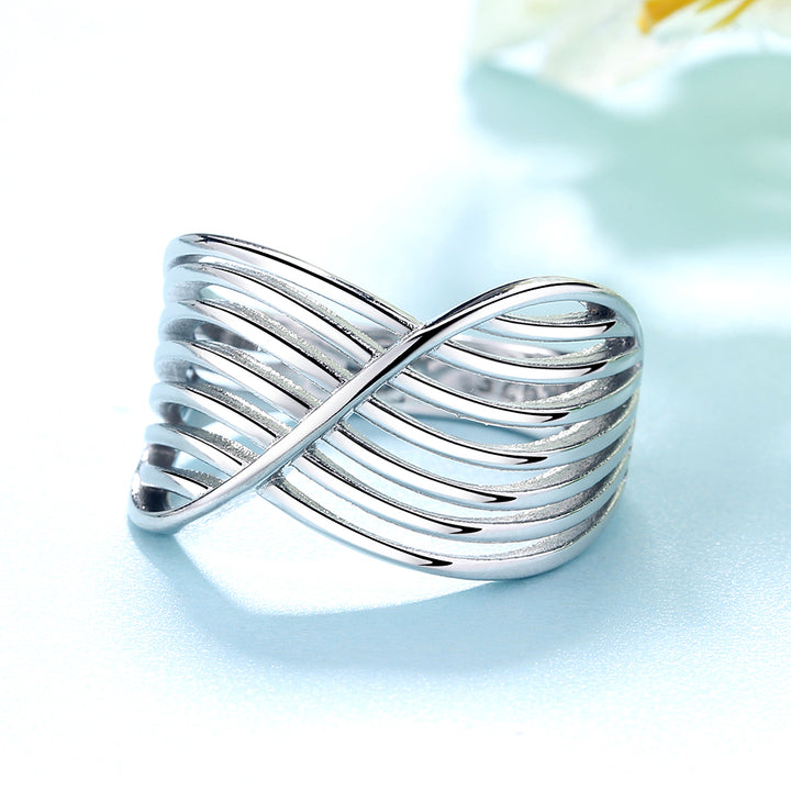 925 Sterling Silver Swirl Ring