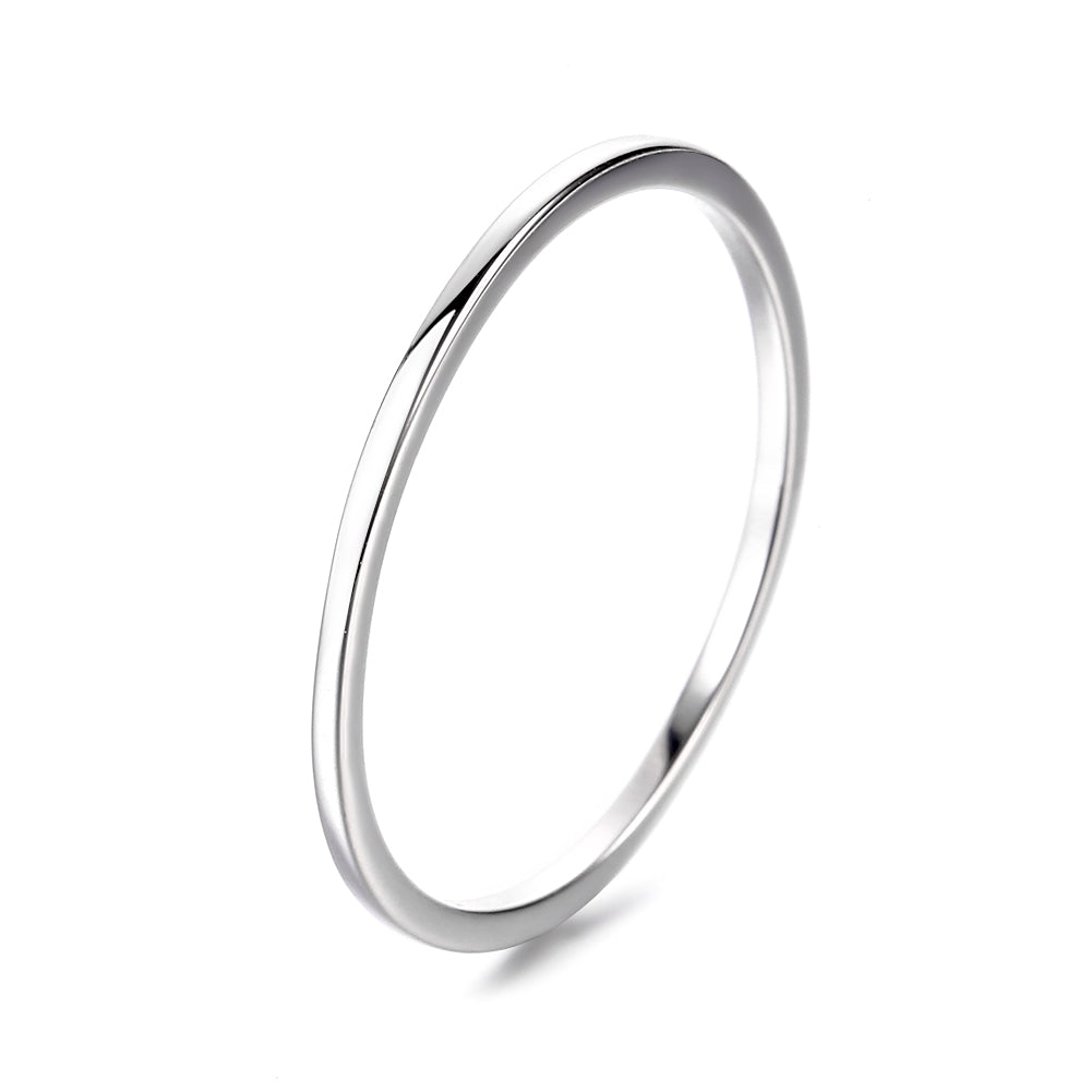 Sterling Silver Thin Band Rings