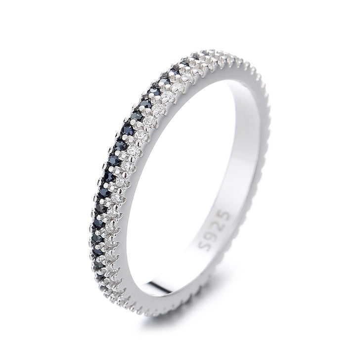 Sterling Silver Ring With Preciosa Crystals