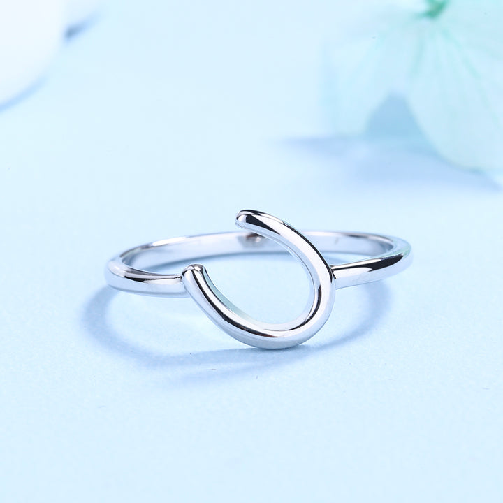 Sterling Silver Horseshoe Ring