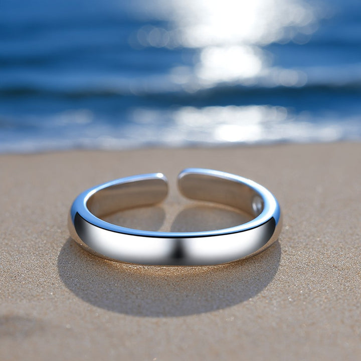 14K Gold and Sterling Silver Toe Ring