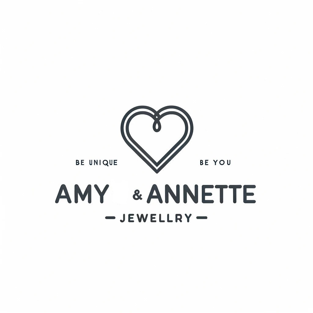 Amy and Annette 18K White Gold Heart Pendant Necklace with crystals from Swarovski