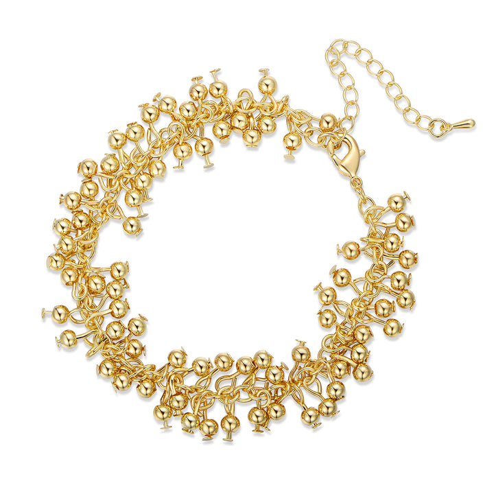 Gold-Tone Bead Drop Bracelet