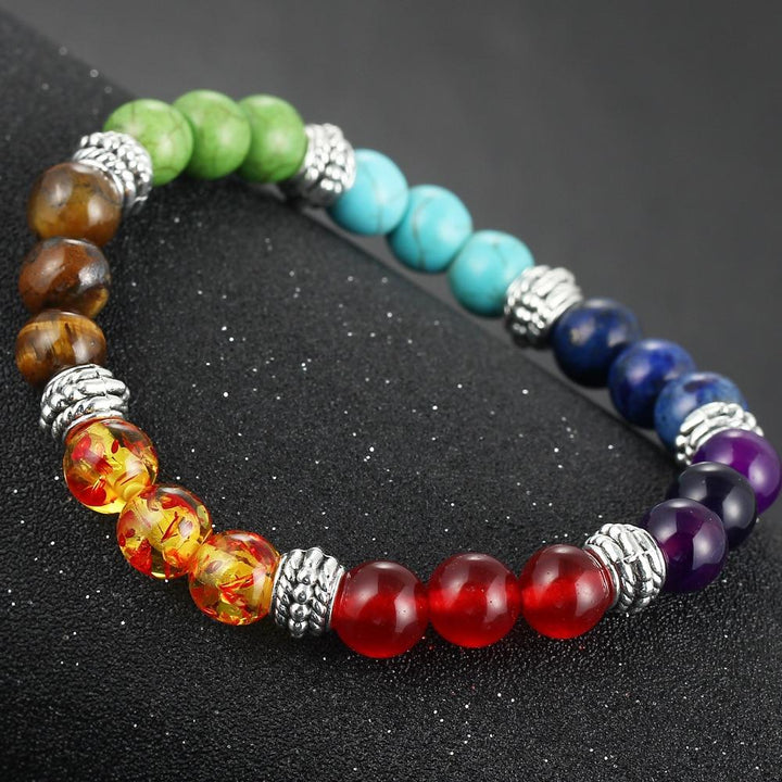 Genuine Gemstone Healing Chakra Bracelet