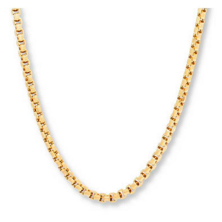 Light Weight 18K Gold Snake Necklace