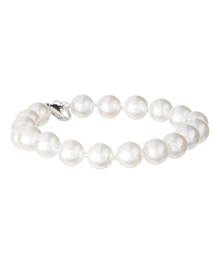 Cultured Pearl & Sterling Silver Round Bracelet