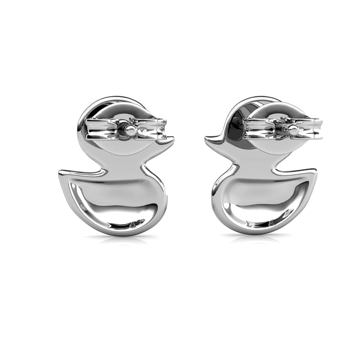 Swarovski Crystal Duckling Earring 18K Gold