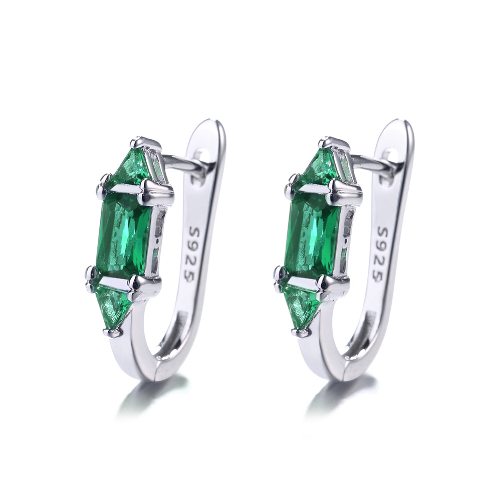 送税込【AMY O】Gemstone Bead Huggies ピアス Silver (4色)国発 送税込【AMY O】Gemstone Bead Huggies ピアス Silver (4色)国発