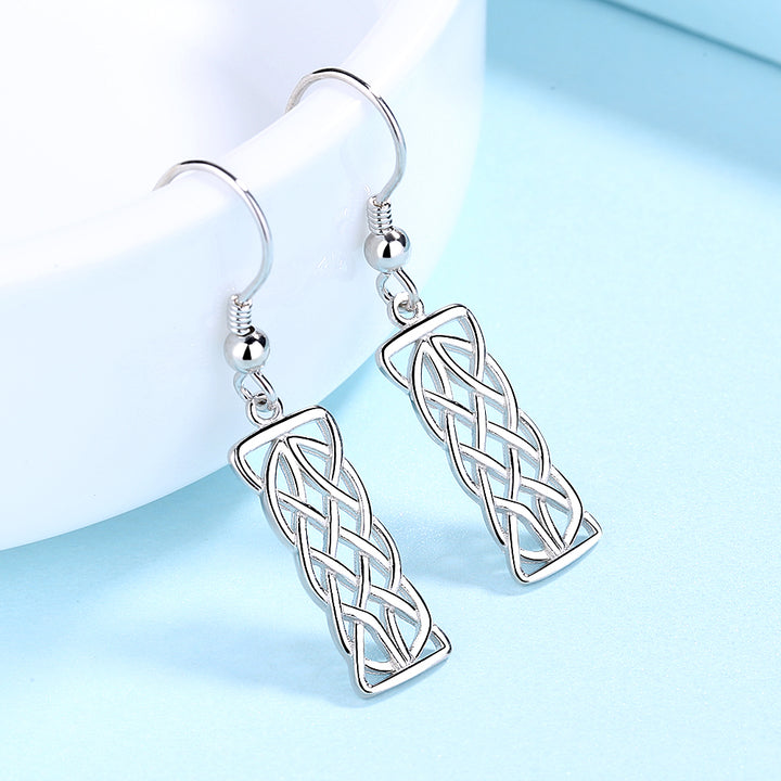 Sterling Silver Filigree Hook Earring