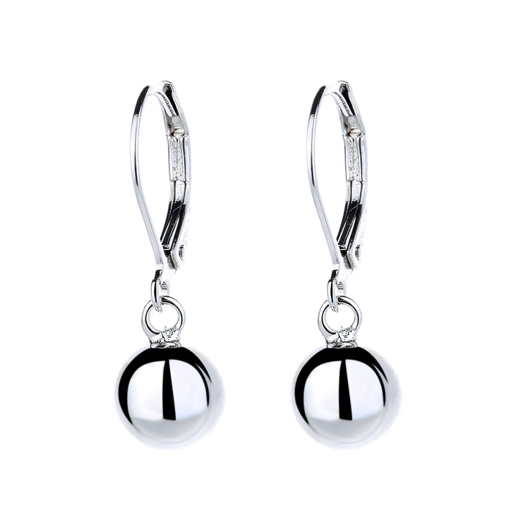 Sterling Silver Drop and Dangle Sphere