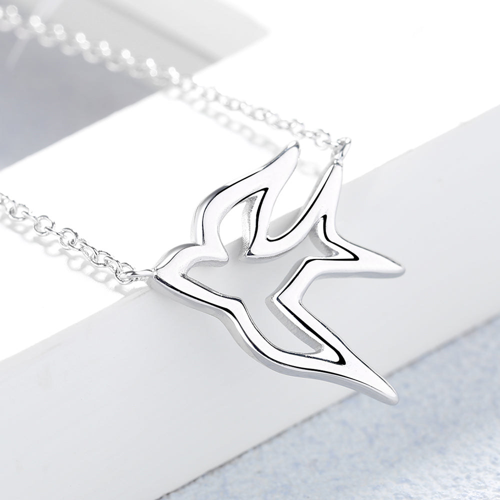 Sterling Silver Sparrow Necklace