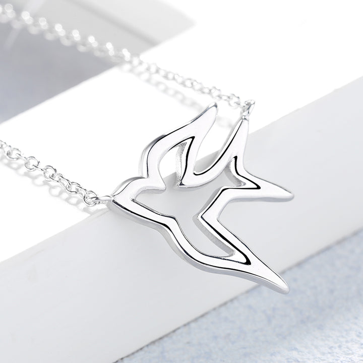 Sterling Silver Sparrow Necklace