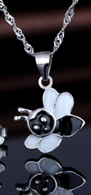 Sterling Silver & Swarovski Crystal Bee Necklace