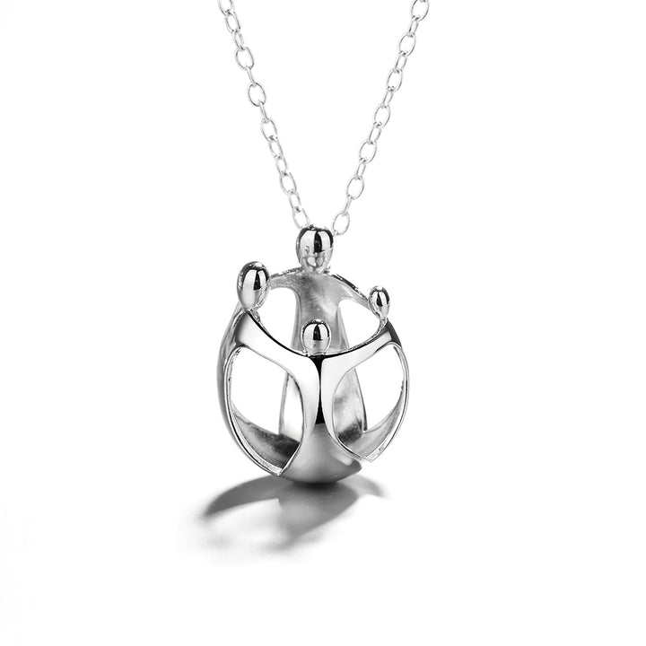 Sterling Silver Family Pendant Necklace