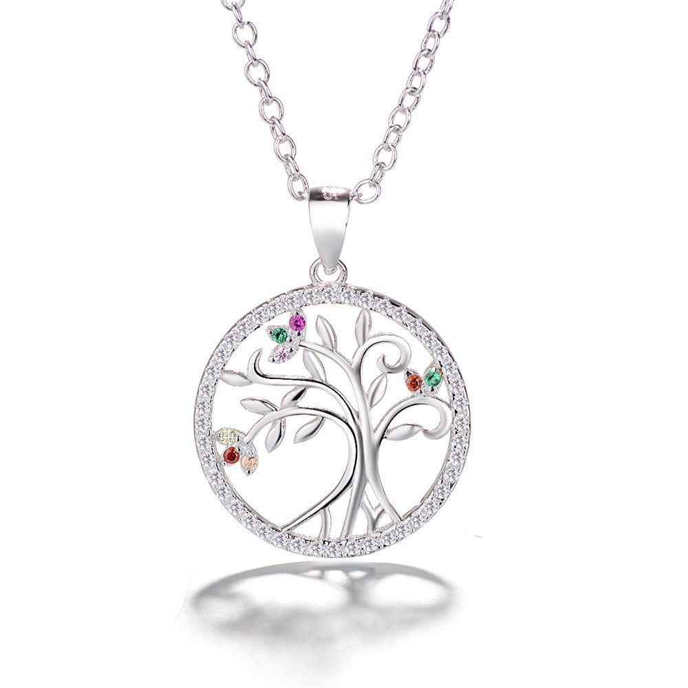 Sterling Silver & Genuine Gemstone Tree of Life