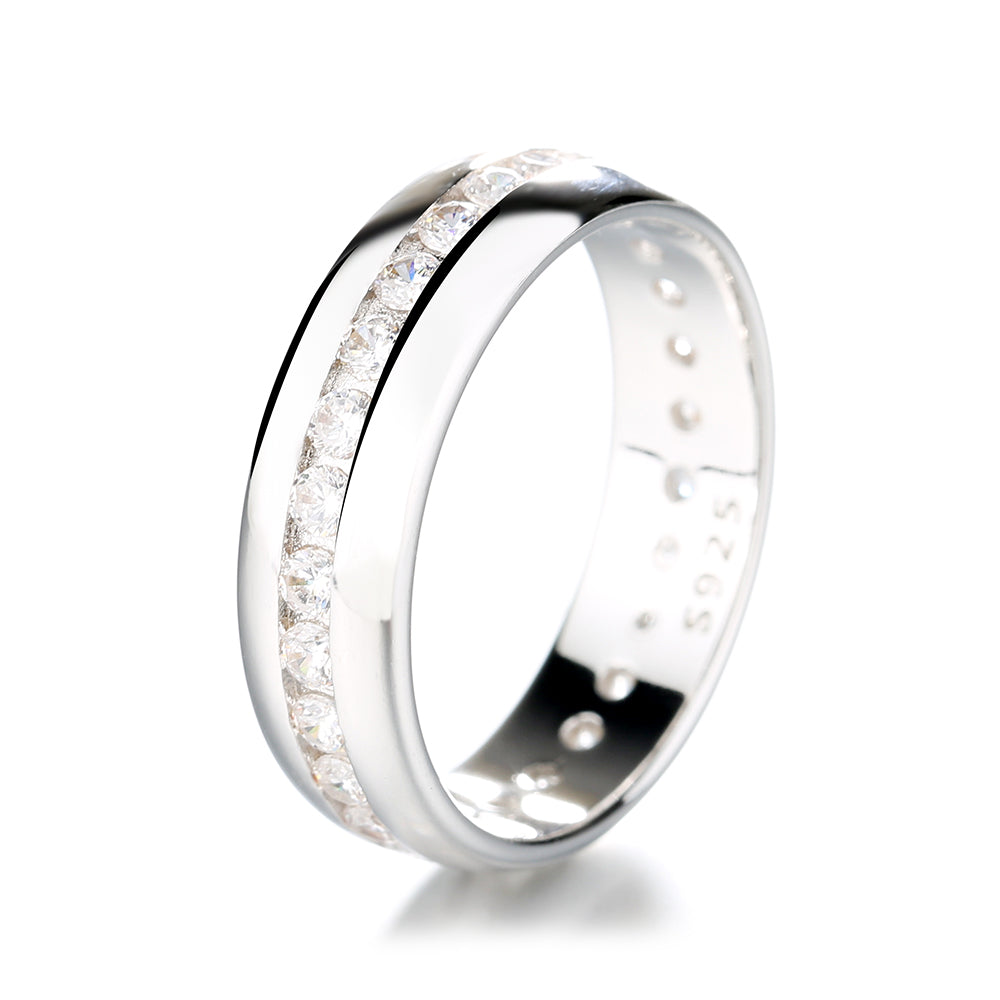 Channel Band with crystals from Swarovski